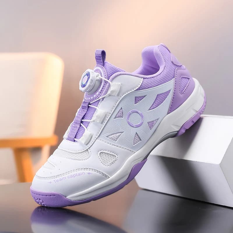 Nuove Scarpe Professionali da Badminton per Bambini 2026, Antiscivolo, Traspiranti, Leggere, per Esterni, Scarpe da Tennis da Tavolo, Taglie 30-40