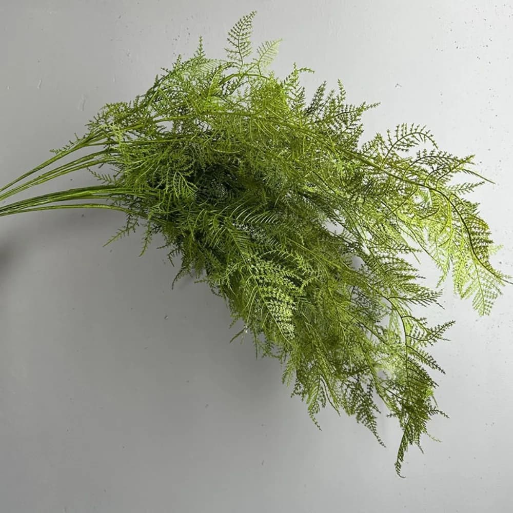 Large Artificial Fern Plant Branches Realistic Handmade Boston Fern Leaves Real Touch Elegant Fake Plants Wedding Decor