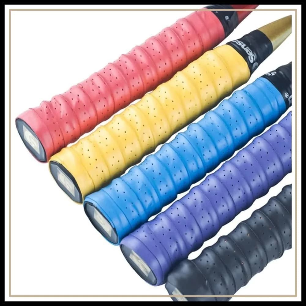 Overgrip Antiscivolo Perforato Super Assorbente per Racchette da Tennis, Badminton e Pickleball