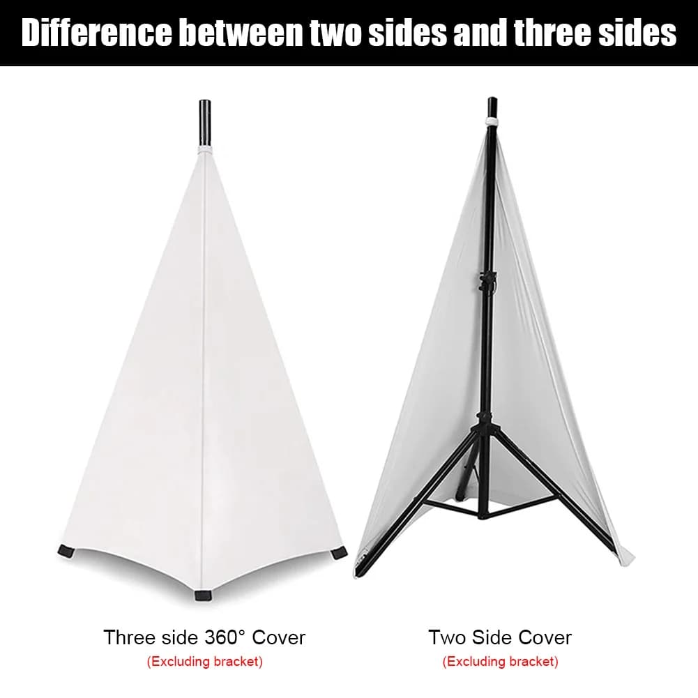 Universal Speaker Stand Cover Tripod Stand Cover Height Flexible Stretchable Floor Equipment Tool Blind Accessories