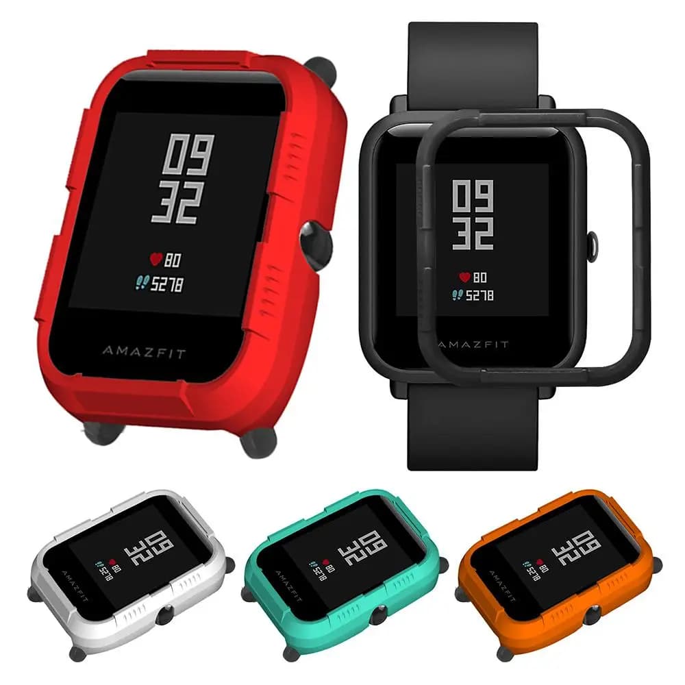 Custodia protettiva morbida per PC rigida per Amazfit Bip Youth Watch Cover Shell Frame Protezione paraurti per Amazfit Bip Smart Watch