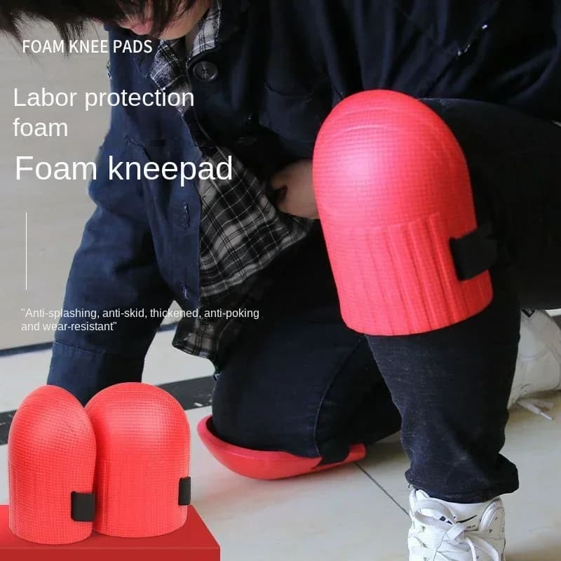 1 paio di ginocchiere in schiuma elastica, protezione per lavori di costruzione, ginocchiere per riparazioni auto, ginocchiere per muratori