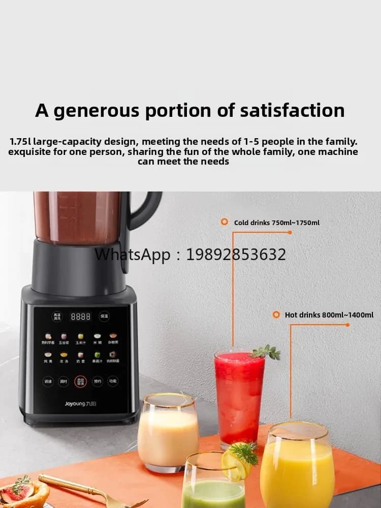 Frullatore CC21 Multifunzione per Casa, Mixer Silenzioso, Macchina per Latte di Soia