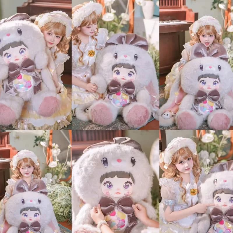 New Genuine Nommi Glutinous Rice Dough Doll Super Large Plush Toy 2000% Body Cute Big Doll Trendy Plaything Ideal Gift