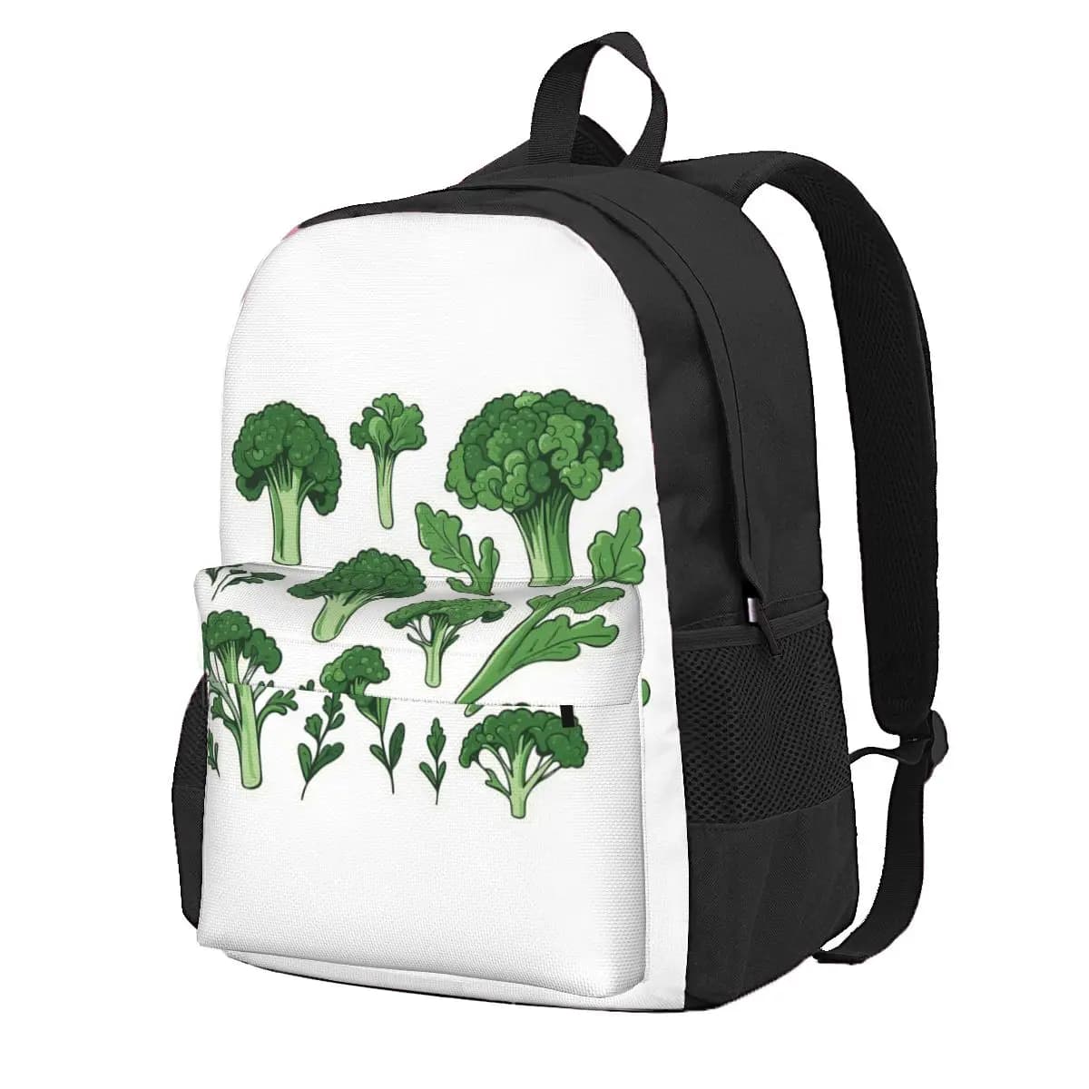 Zaino per studenti Fresh Broccoli Rabe, borsa da scuola, zaino da viaggio per escursioni, per ragazzi e ragazze, borsa a tracolla alla moda