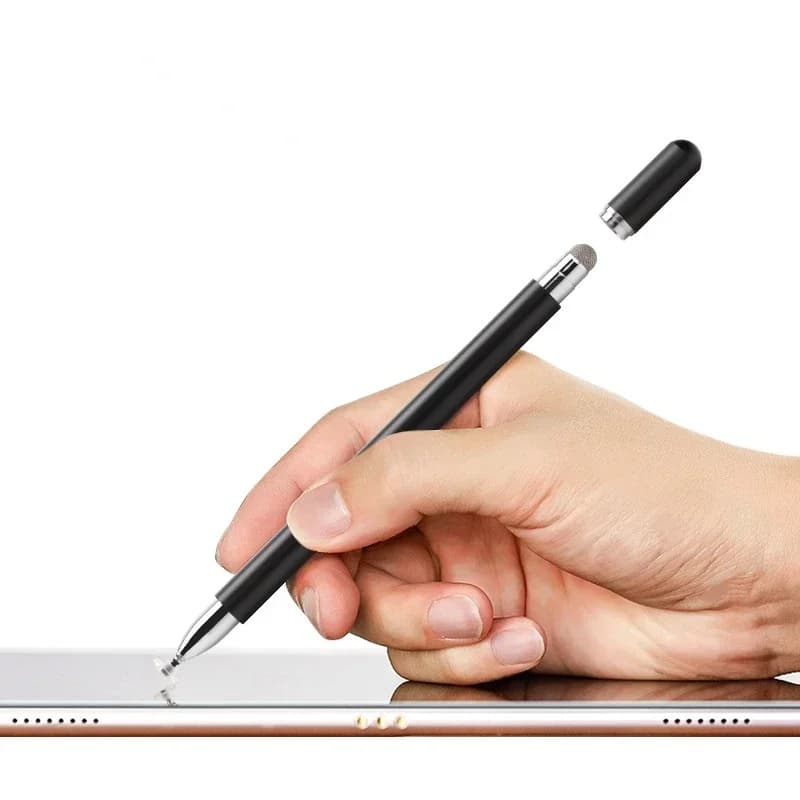 Penna stilo in fibra 2 in 1, penna touch per schermo capacitivo, accessori per penna intelligente per telefono cellulare, penne per tablet da disegno