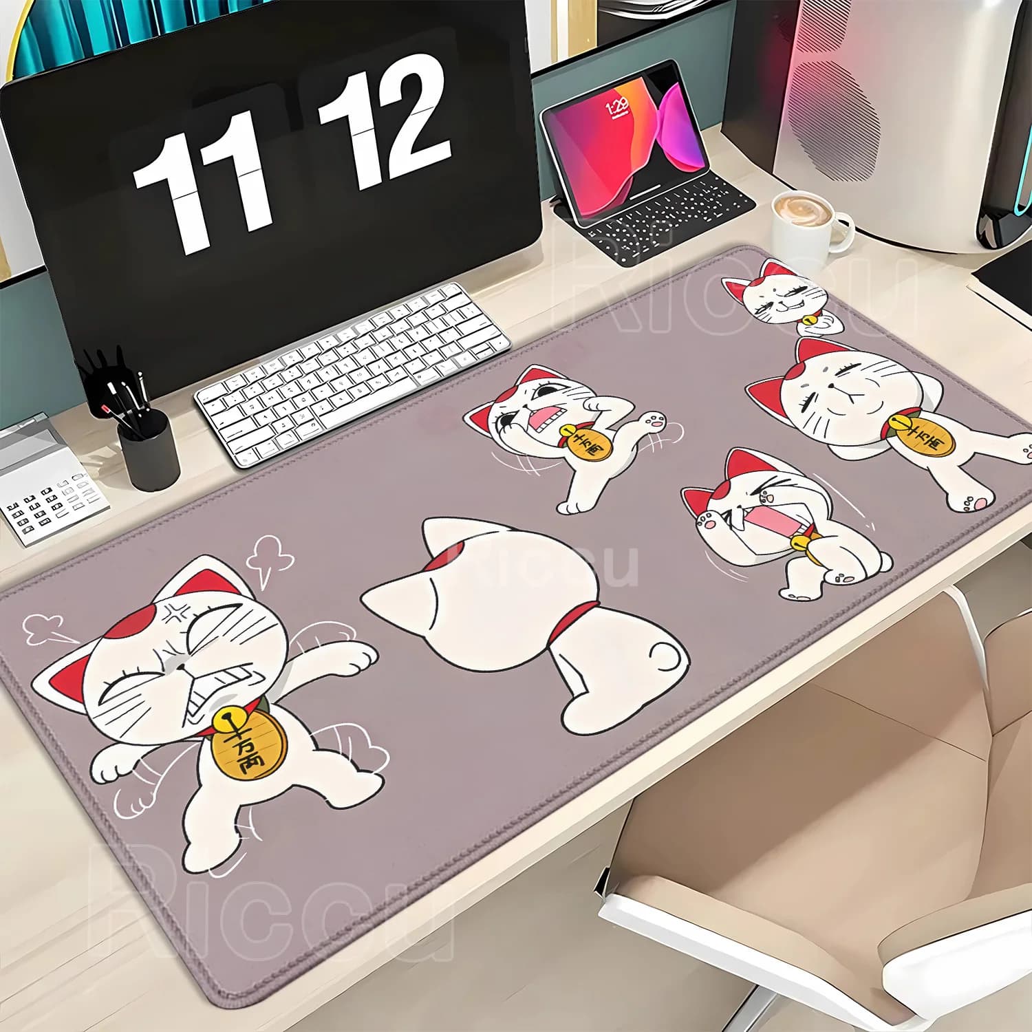 PC Anime Mouse Pad Gaming Mousepad Dandadan Ayase Momo Takakura Ken Seiko Keyboard Desk Mat Laptop Anti-slip Rubber Table Mat