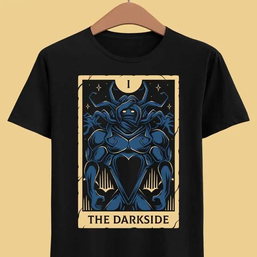 T-shirt unisex Darkside Heartless Tarot Card - Kingdoms Hearts - Heartless - Sora - Videogiochi