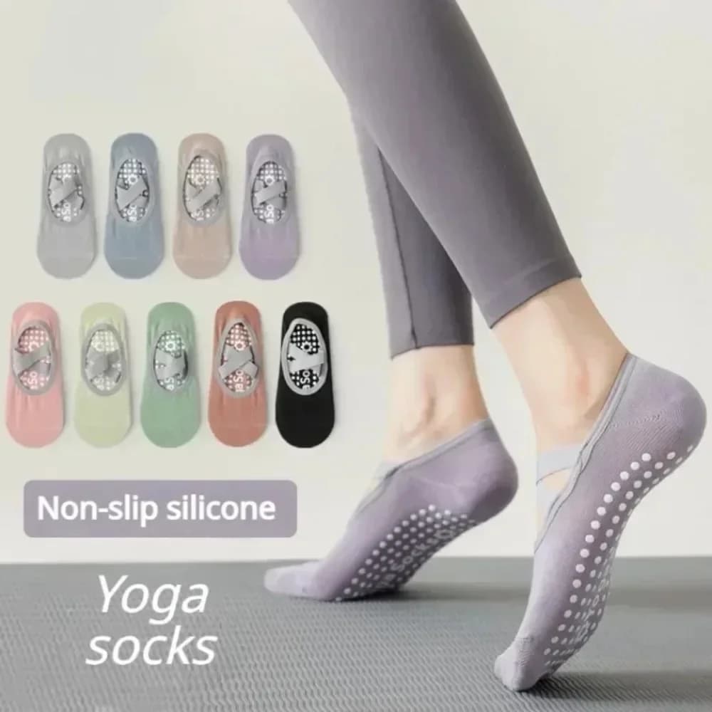 Women's Antiskid Socks for Pilates and Yoga, Silicone Breathable, Summer, for Dance, Ballet, Cycling and Running