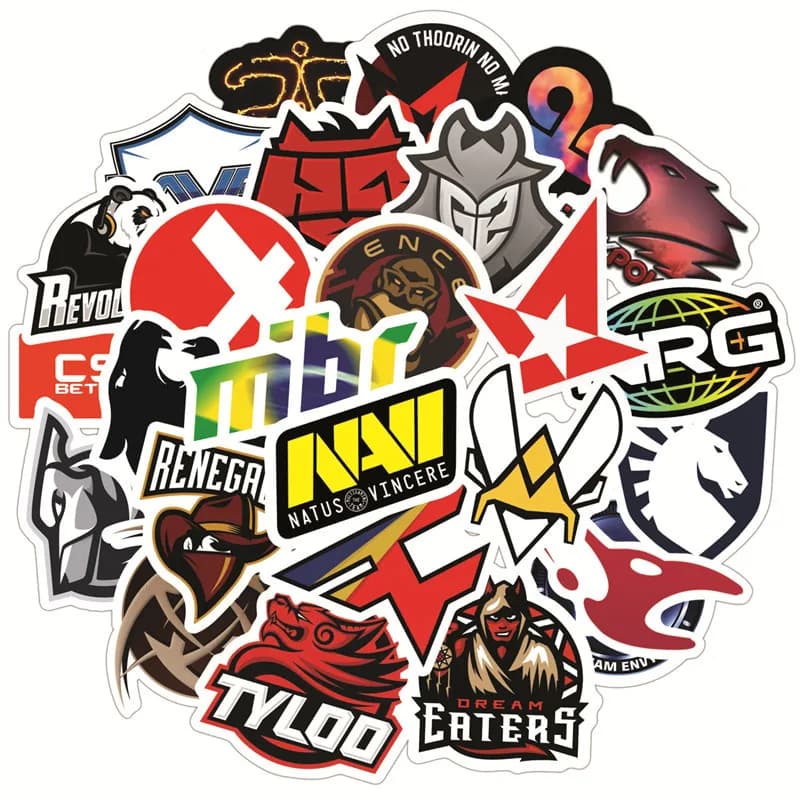 10/30/50pcs Tiro Cs Go Gioco Graffiti Adesivi Notebook Chitarra Acqua Fai Da Te Tazza Trolley Auto Impermeabile Per Bambini Giocattoli Decal adesivi