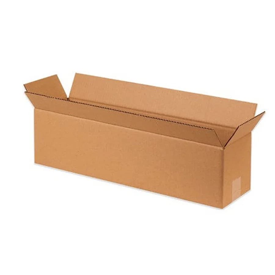 8 x 4 x 4 long corrugated cardboard boxes, 50 pack, packing and storage resistant boxes, ideal for e-commerce