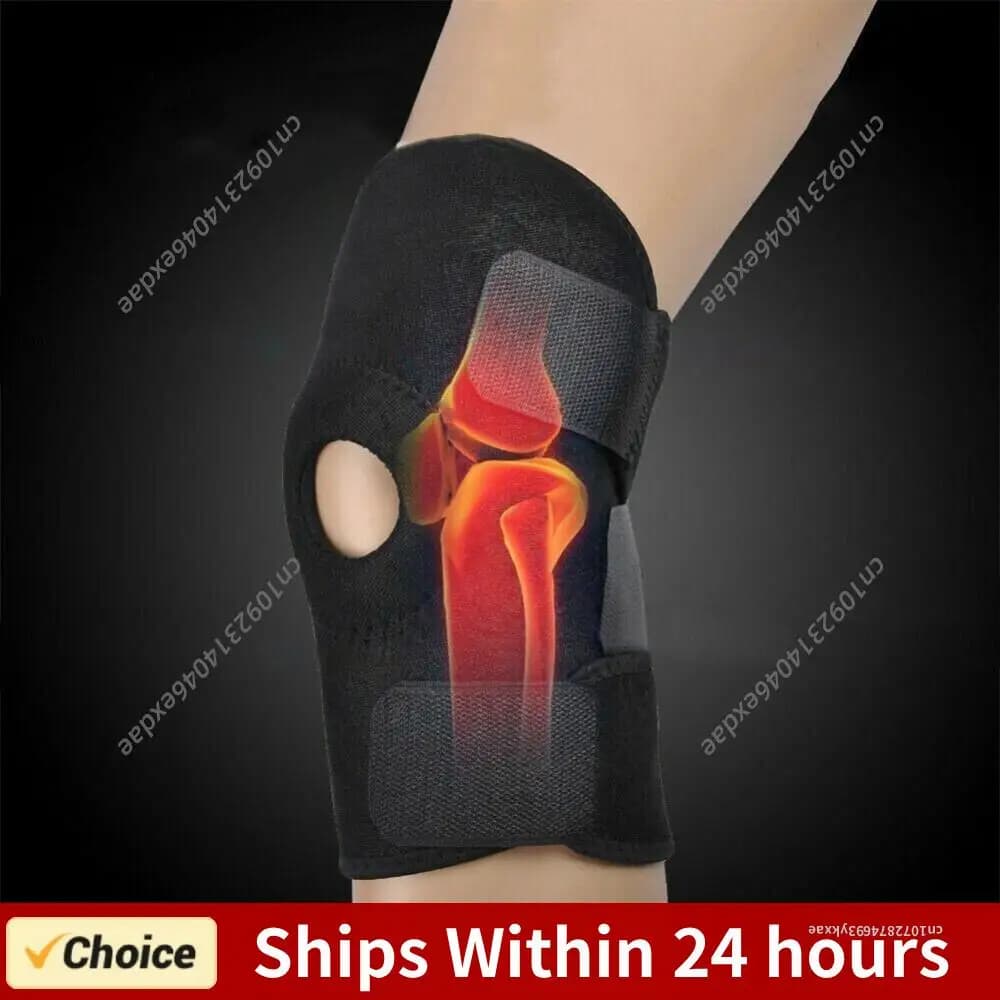 Ginocchiera con fibbia regolabile, compressione e stabilizzazione per il recupero da infortuni e dolori al ginocchio, per uomo e donna