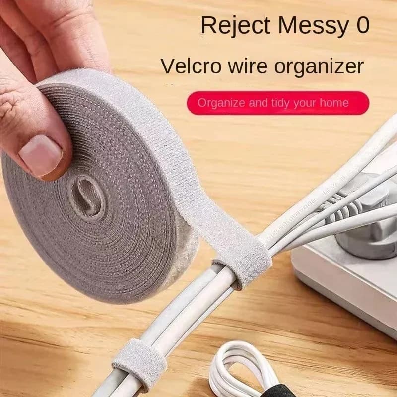 5M Cable Organizer Cable Management Wire Winder Tape Earphone Mouse Cord Management Ties Protector For iPhone Xiaomi Samsung