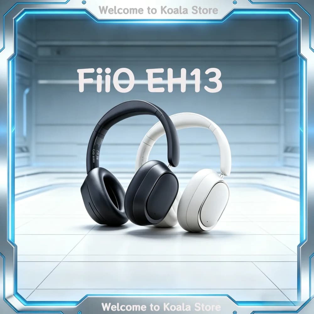 FiiO EH13 Over-Ear Bluetooth Headphones ANC, 40mm Dynamic Driver, LDAC, Long Battery Life, Wired Gaming Headset