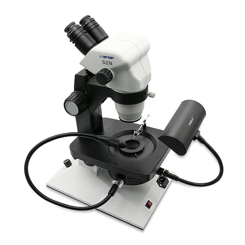 Strumento ottico multifunzione per ispezione e valutazione di laboratorio Microscopio binoculare stereoscopico per gemme