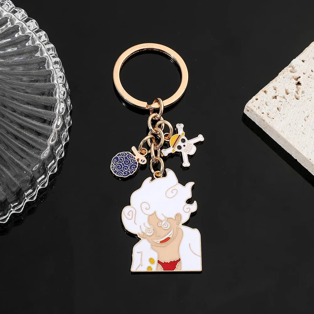Anime Keychain Creative Cartoon Character Bag Accessory Pendant Keyrings Collectible Trendy Gifts for Women Men