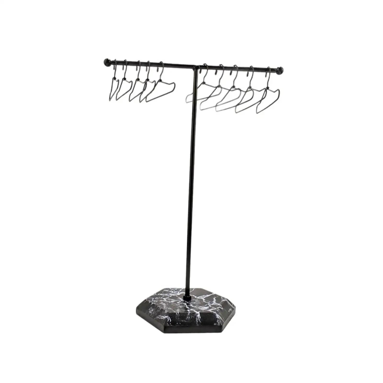 1/6 Scale Doll Garment Rack,Action Figure Clothes Rack,with Clothes Hanger,Doll Wardrobe Furniture for Supplies