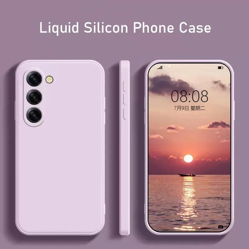 Custodia Protettiva Ufficiale in Silicone Antiurto per Samsung Galaxy S26 S25 S24 S23 S22 S21 S20 Ultra FE Plus