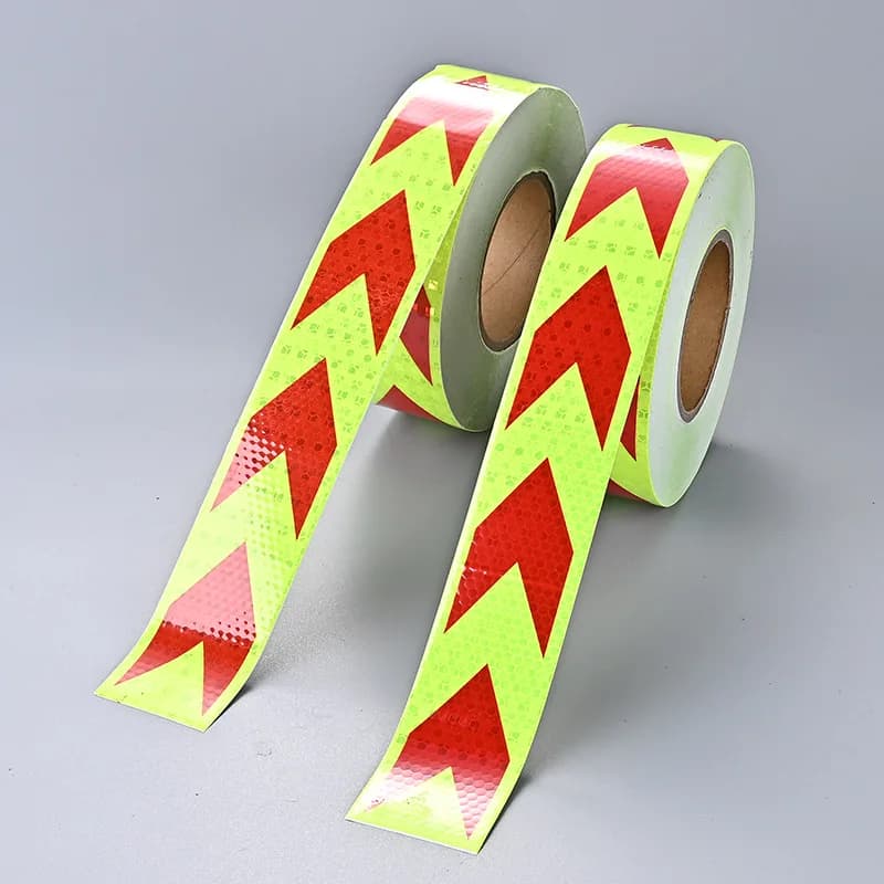 Brake 5 cm x 3 m Reflective bicycle wall decal Self-adhesive reflectors Waterproof warning tape strip for cars Bike helmet Moto