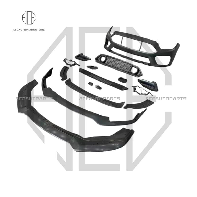 Car parts Mach 1 Style PP Front bumper for Ford Mustang Body Kit Front diffuser 2018- 2021