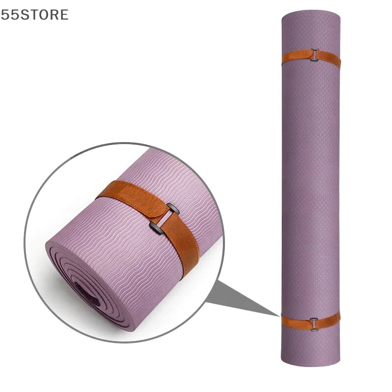 Anti-slip yoga mat strap with fixing storage cable Exercise accessories with durable elastic hook