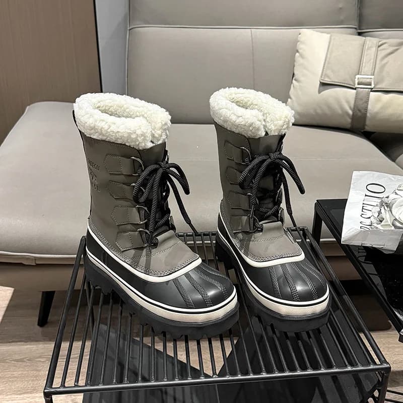 Scarpe sportive invernali da donna, stivali da neve caldi, scarpe da trekking da campeggio all'aperto impermeabili, scarpe da sci antiscivolo e resistenti all'usura scarponi sci scarpe da donna scarpe trekking donna