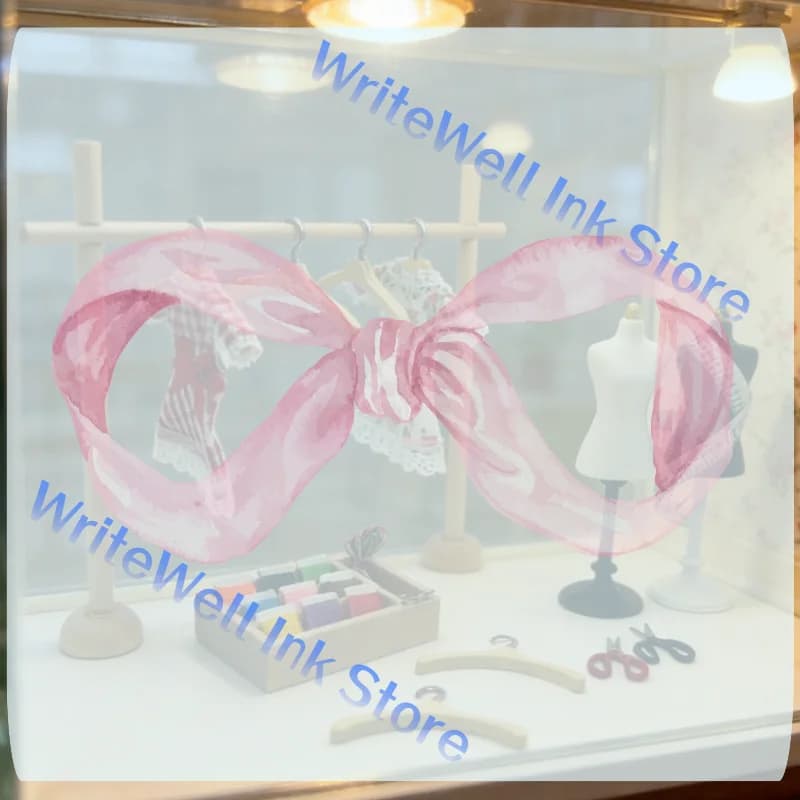 [TQ] 1 Set Kit Miniatura per Casa delle Bambole in Scala 1:12: Manichino Torso con Rastrelliera per Abiti / Accessori per Scenari di Cucito [TQ]