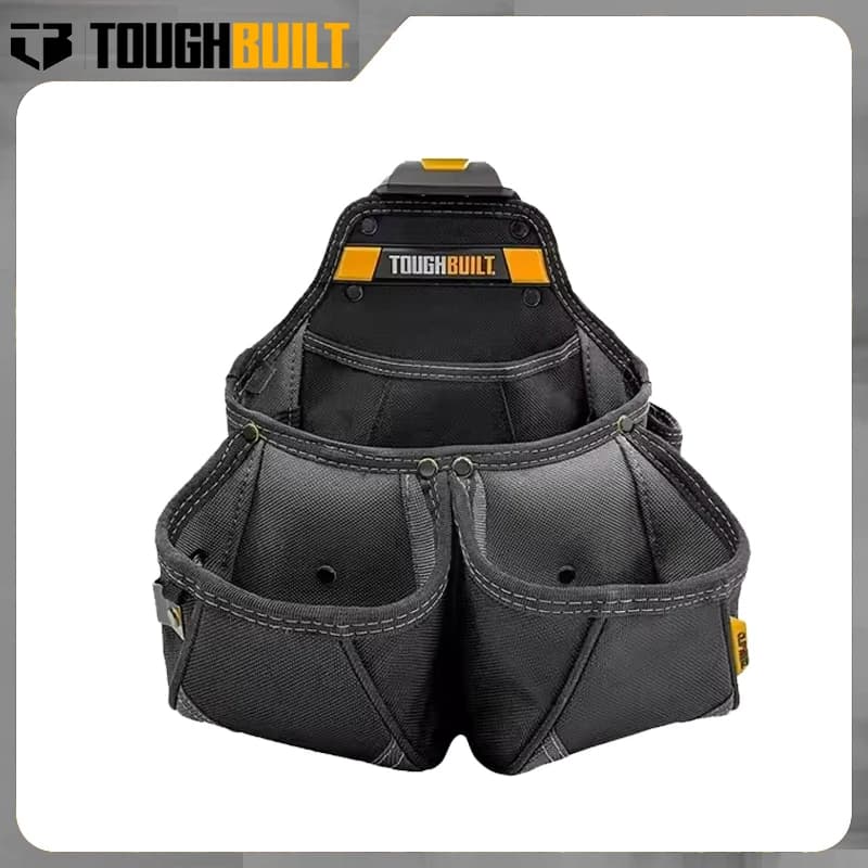 TOUGHBUILT TB-CT-02 Framer Pouch Borsa da cintura multifunzionale per attrezzi a doppio tasca Martello sospeso Carpentieri/Molders Marsupio portaoggetti