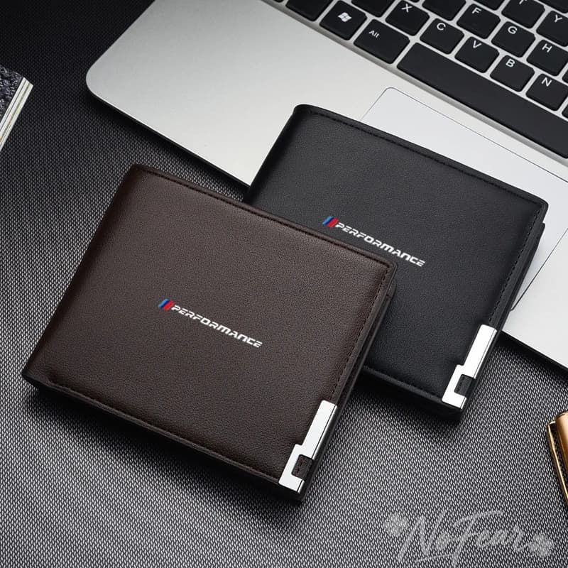 New Men Wallets Name Customized Card Holder For BMW Performance X1 X3 X4 X5 E46 E90 F20 E60 E39 F10 M1 M2 M3 M5 M6 E87 Key Bag