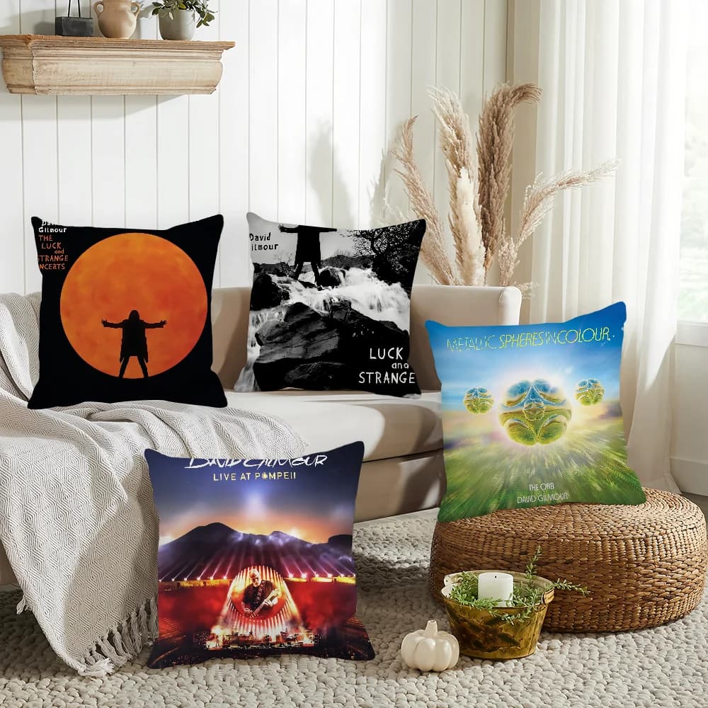 Singer D-David G-Gilmour Pillow Case Home Decoration Cushion Cover Suitable For Bedroom Car Office Sofa
