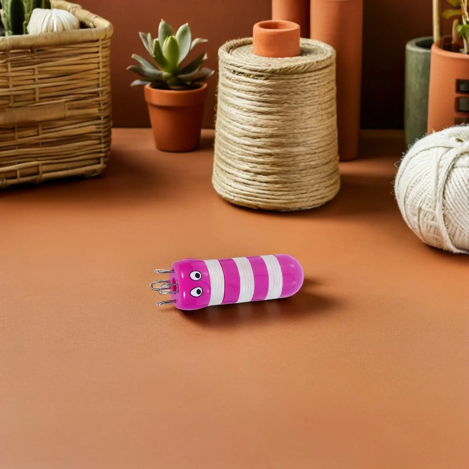 Set di 4 Rocchetti in Plastica per Lavoro a Maglia, Mini Macchina per Creare Corde Velocemente, Strumento Artigianale Fai-da-Te per Principianti