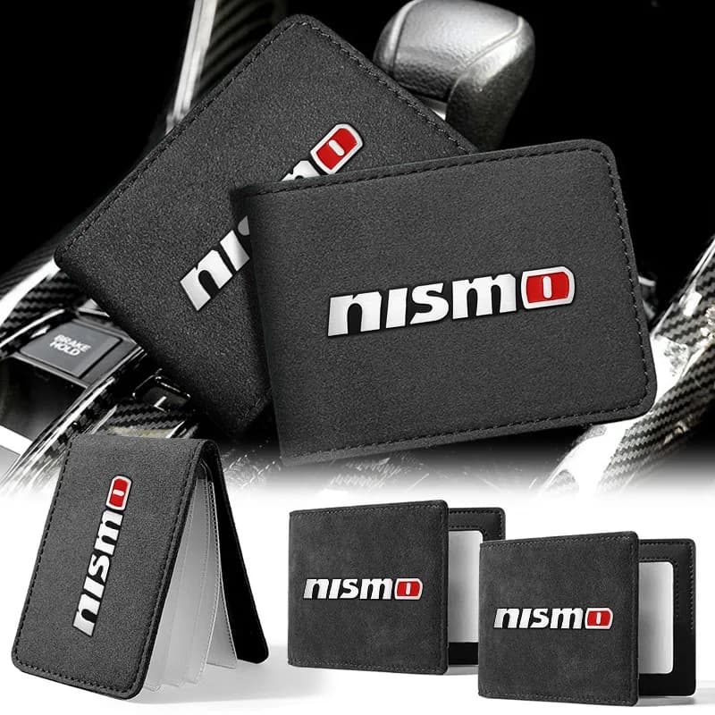 1Pcs Portable Car Driver License Holder PU Leather Card Bag Emblem For Nissan Nismo Emblem R34 GTR Tiida center cover 2 Qashqa