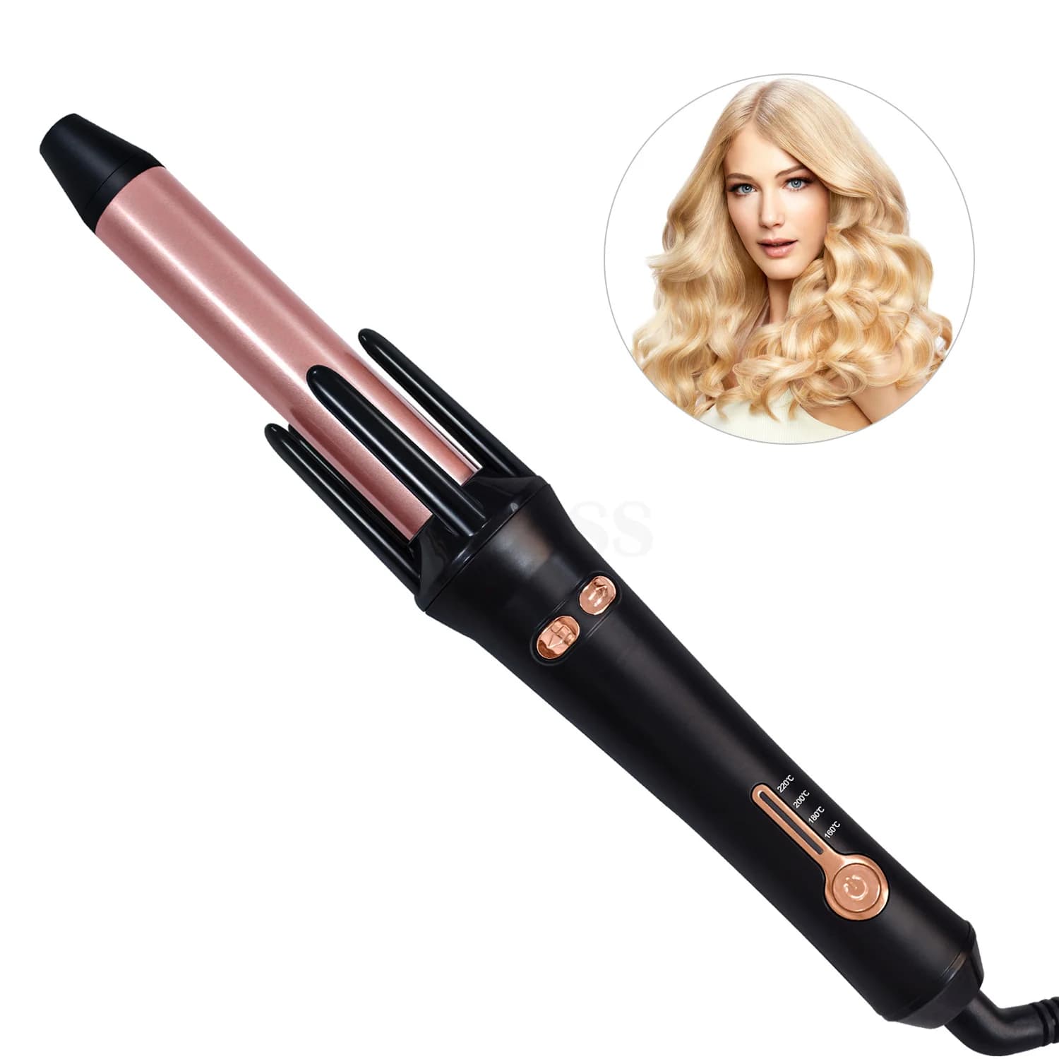 Automatic Hairpins, Ceramic Rotating Iron, Rotating Air Styler, Magical Ricci Machine