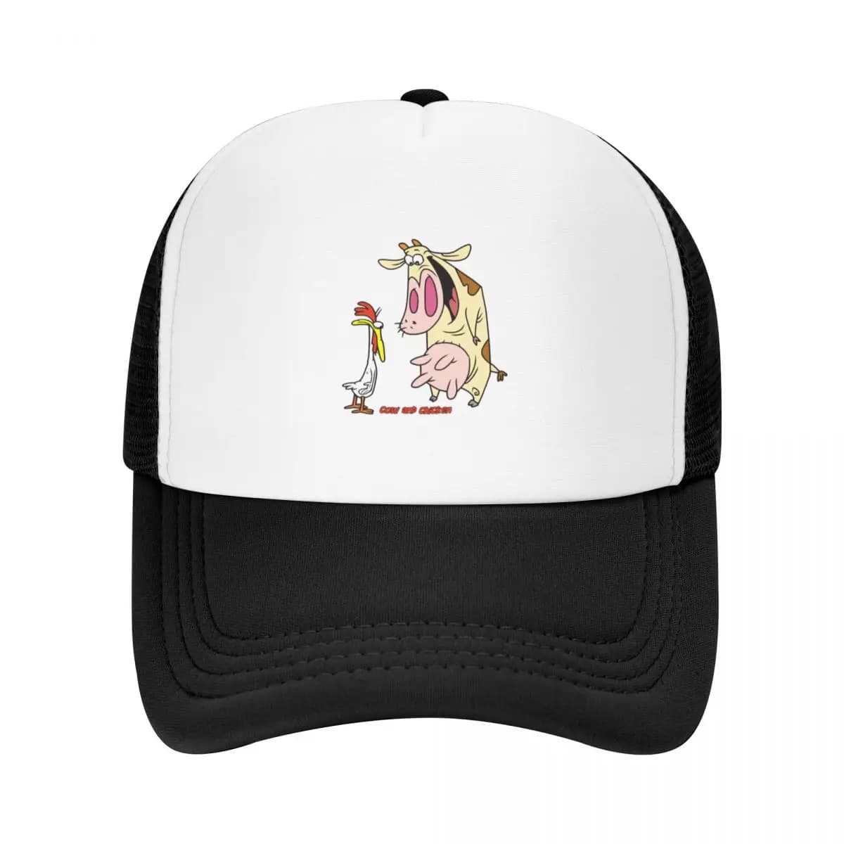Berretto da baseball mucca e pollo Cappello da sole Cappelli unici Cappellini da spiaggia da rugby Uomo Donna