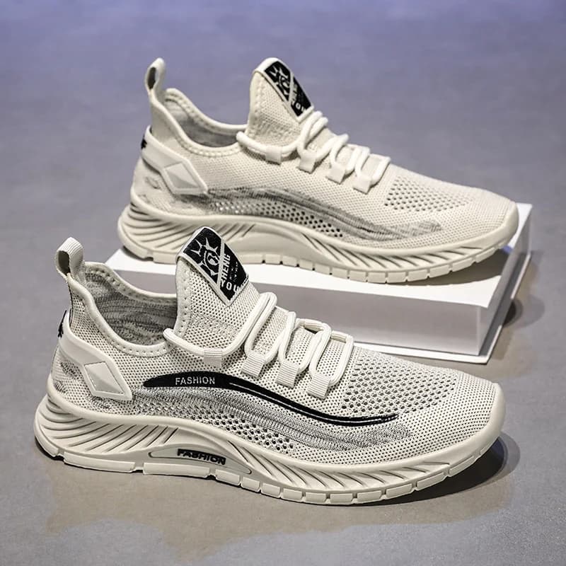 Lightweight Breathable Casual Sneakers Shock Absorb Sole for Jogging Gym Workout Walking Training Outdoor Daily Sports Exercise