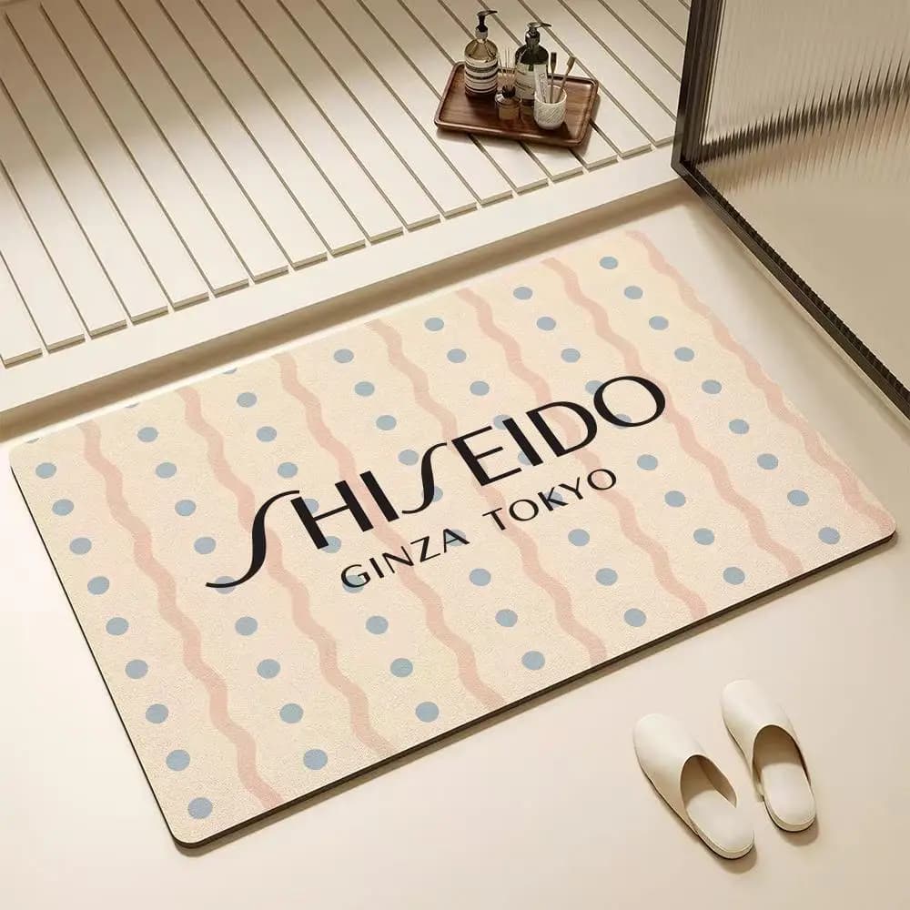 Tappetino da bagno in diatomite S-Shiseido BRAND – Altamente assorbente, antiscivolo, ad asciugatura rapida