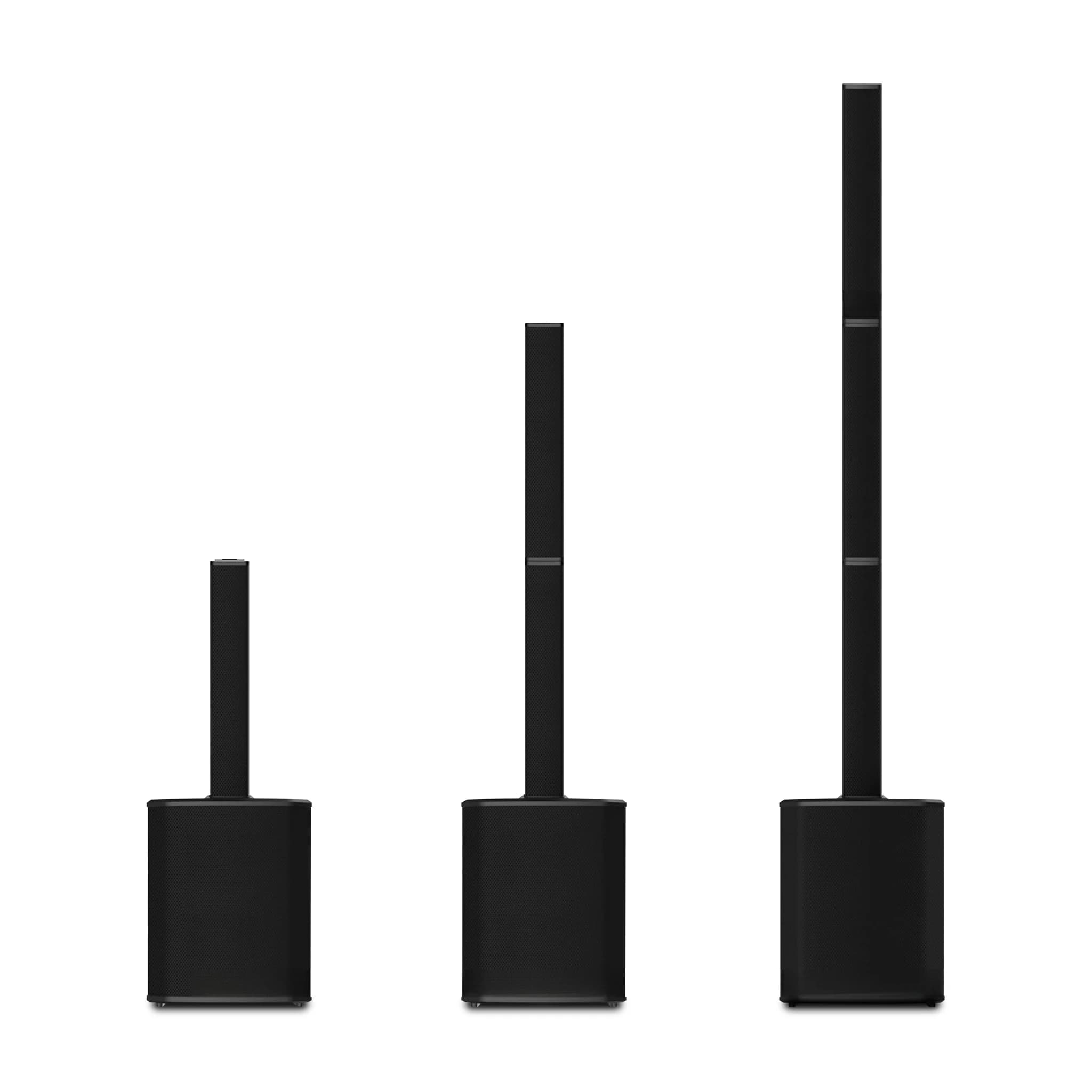 G1 Portable PA System, Portable Line Array Speaker, Columbia PA Speaker System with Integrated Bluetooth and Built-in 6 Channel
