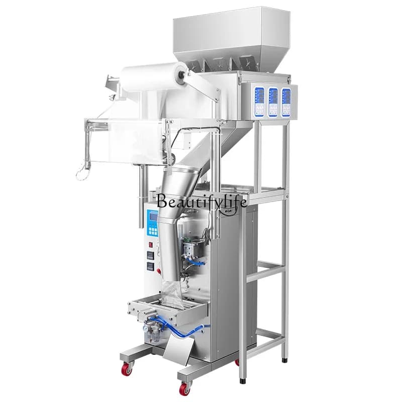 05 Confezionatrice automatica in polvere granulare per alimenti, frutta secca, materiali medicinali, cereali integrali