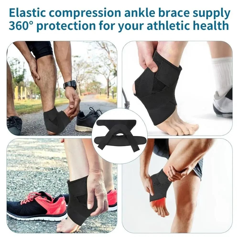 1 pezzo di tutore per caviglia in neoprene resistente all'acqua elastico protezione per la caviglia supporto traspirante antiscivolo compressione piede avvolgente