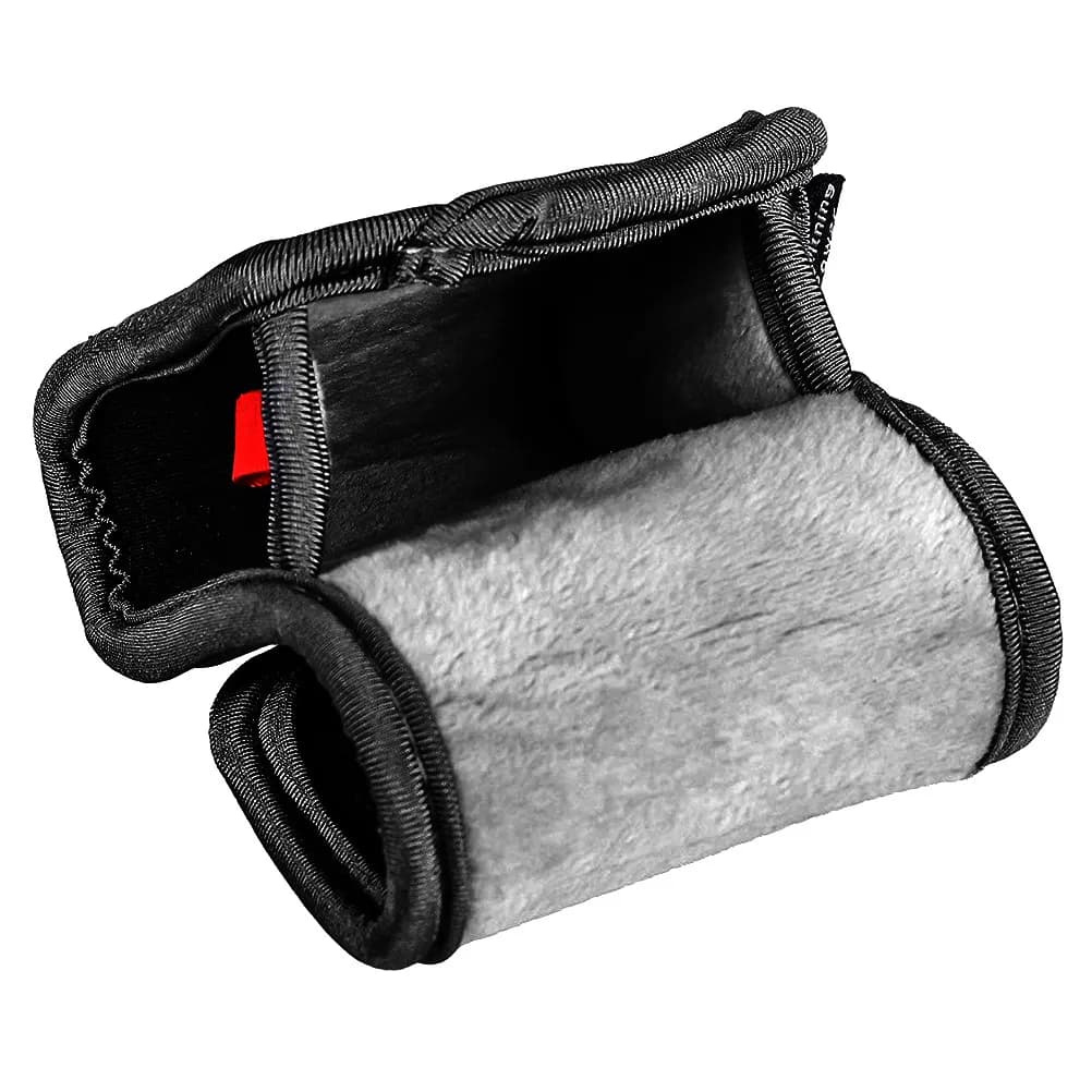 Neoprene Protective Case Compatible for Wireless Auricolari with Interno in Pile Premium, Black