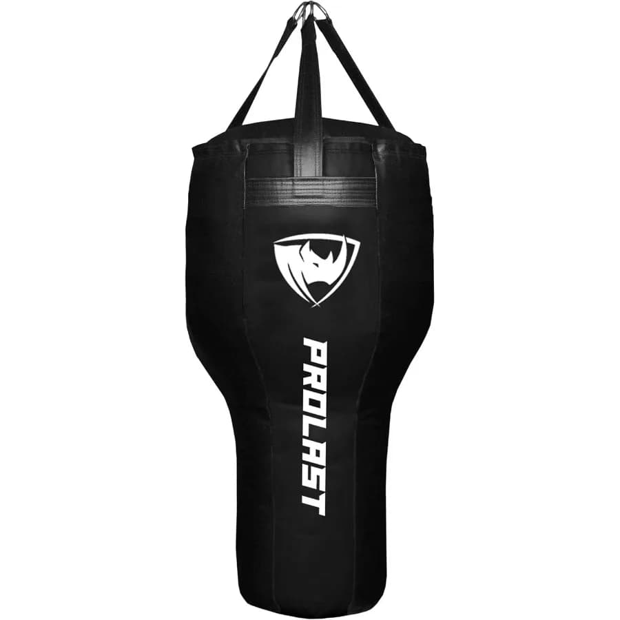 Heavy angle boxing bag for adults Hook and boxing Uppercut MMA Martial arts Muay Thai 65 pounds Rhinoceros logo
