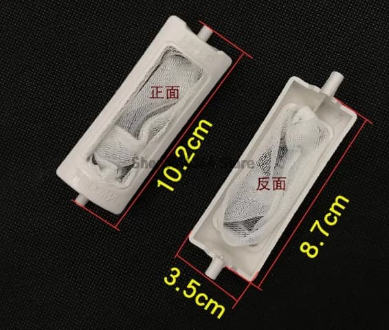 Borsa a rete filtrante per lavatrice premium - Rete filtrante per bucato durevole ed efficiente per la rimozione di pelucchi e detriti 10,2x3,5 cm 1 pezzo