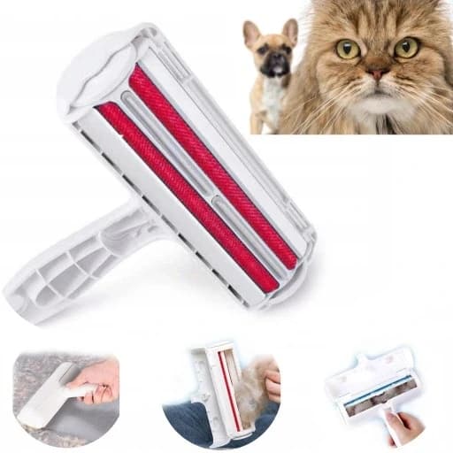Rullo rimuovi peli di animali domestici riutilizzabile, autopulente, spazzola per peli di cani e gatti per tappeti, mobili, vestiti, biancheria, stuoie e biancheria da letto
