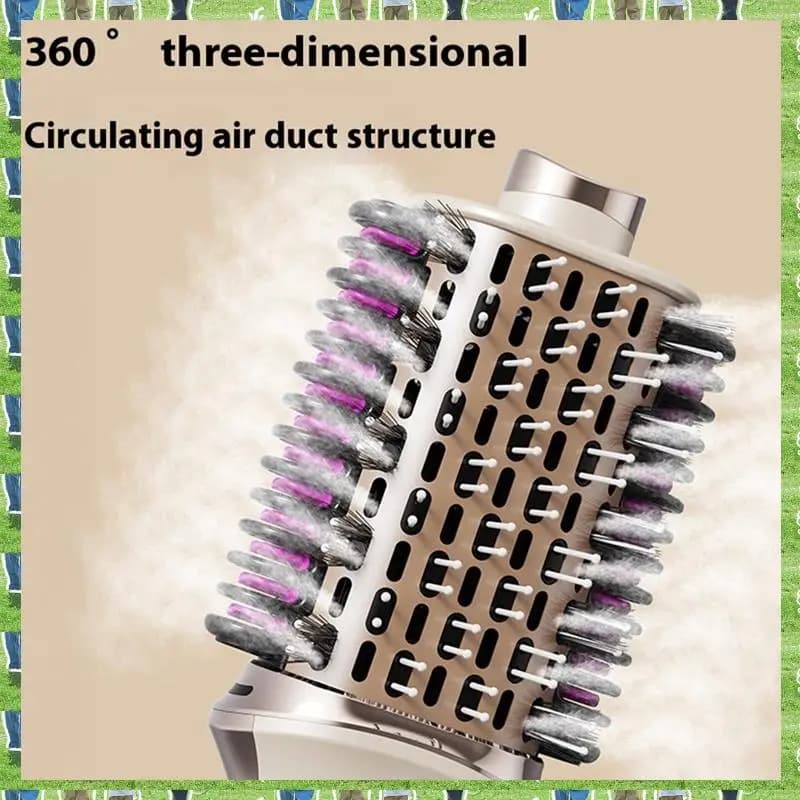 FTS Iron Hairstyles Hair Sprinkle Brush for Hairdryer Professional comb to smooth hair Suitable for all hair types American Spine