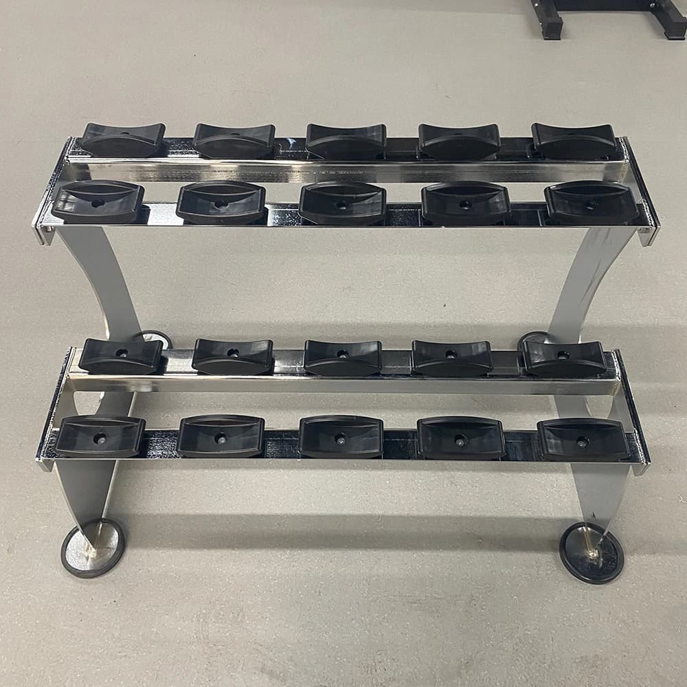 Factory price electroplated dumbbell rack fitness equipment fitness accessories