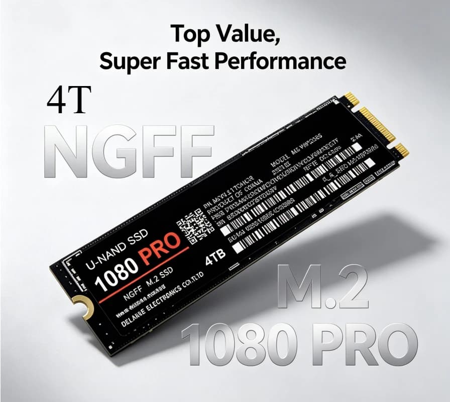Original New 1080PRO M.2 NVMe PCIe4.0 SSD NGFF Internal Solid State Drive For PS5 Gaming Desktop Laptop PC