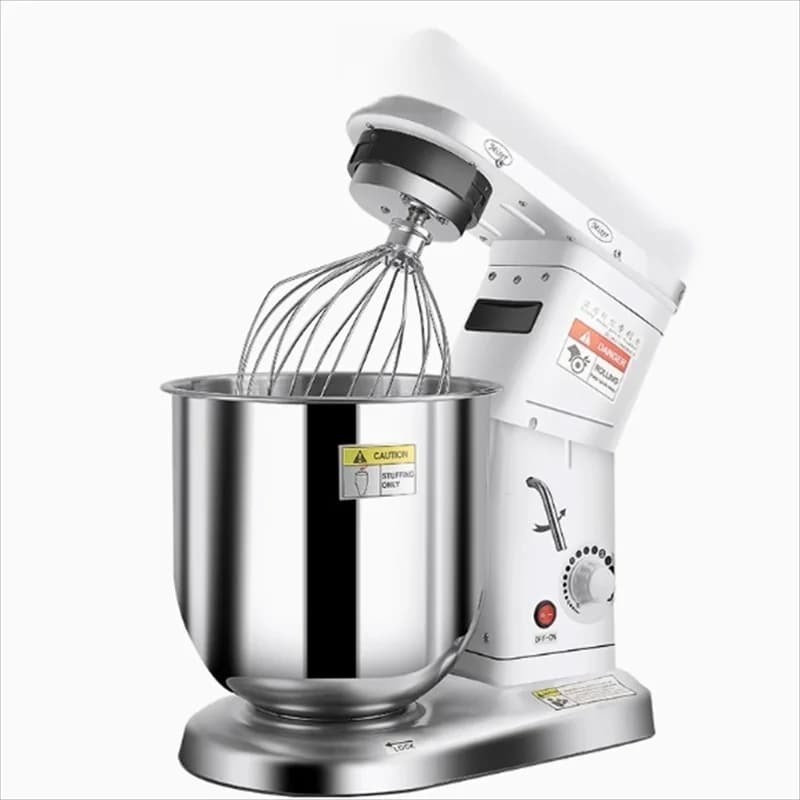 Electric Cooking Kneader 7L Stainless Steel, Cooking Robot with Bowl, Cream Blender, Kneader for Bread and Bread, Egg Saver