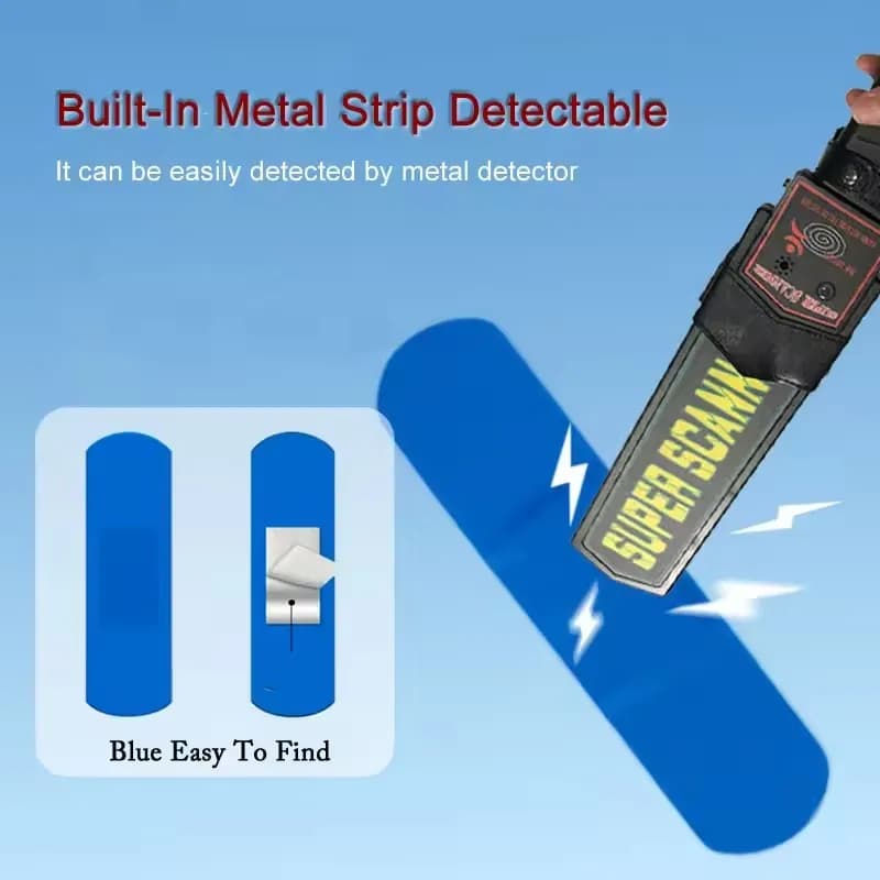 18/100 pz Blu Impermeabile Cerotto Medico Kit di Primo Soccorso Detectable Elastico Ferita Cerotto Adesivo Per Hotel Ristorante Chef