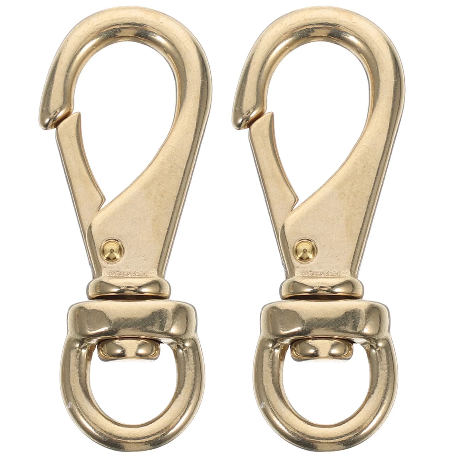 2 Pcs Flagpole Rope Clip Hook Dog Leash Clips Boat Snap Halyard Hooks Eye Lobster Claw Clasp Hardware Diving For Dog Leashes