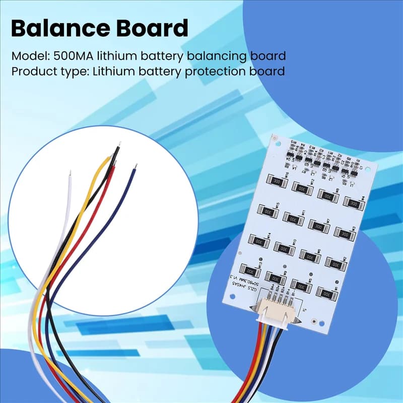 2S 3S 4S 500MA Balance Board Batteria al litio Balancer 3.65V Lifepo4 Ferro Fosfato 14.6V Balance Board ad alta potenza